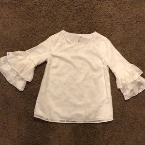 Elle belle sleeve floral print top